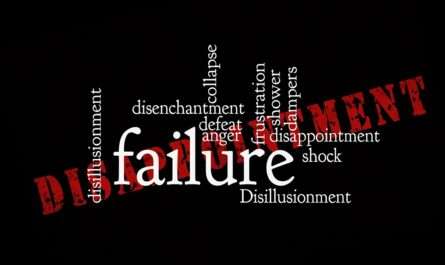 How to deal with failure in the life